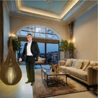 Luminária Abajur De Chão Capadócia Cap 1,6 M Marrom