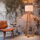 Luminária Abajur De Chão Classic 158,5cm 1322 Tebarrot Nature