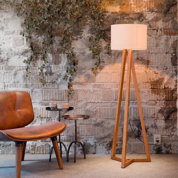 Luminária Abajur De Chão Classic 158,5cm 1322 Tebarrot Nature