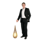 Luminária Abajur De Chão E Mesa Capadócia Cal 60 Cm Caramelo