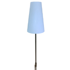 Luminária Abajur De Chão Reta Com Cúpula De Tecido Modelo Con