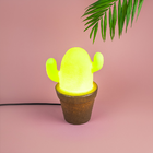 Luminária Abajur De Led Cactus Bivolt
