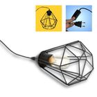 Luminária Abajur De Mesa Aço Preto 1 Luz 40w E27