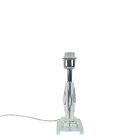 Luminária Abajur De Mesa Cristal 30cm Ds8170 S/cúpula