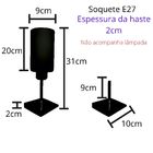 Luminária Abajur De Mesa Decoração Escrivaninha Escritório