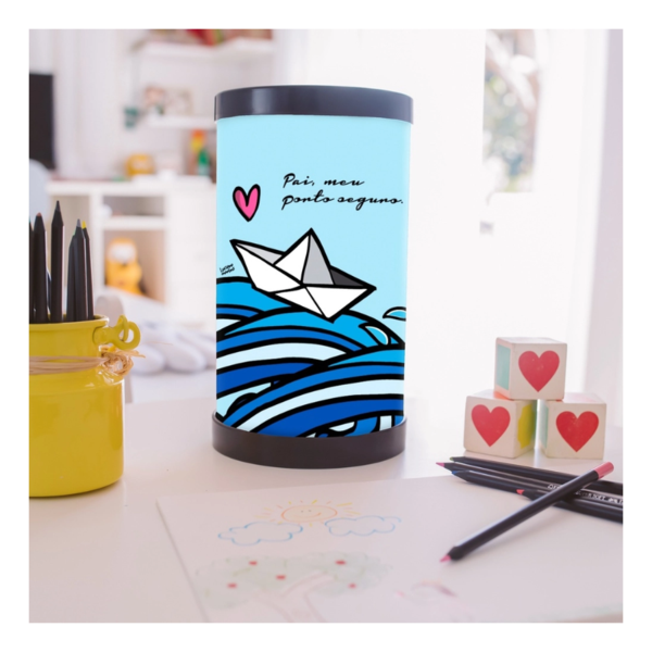 Luminária Abajur De Mesa Gamer Jogo Pacman Fantasma