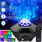 Luminária Abajur Giratória Projetor Estrelas Galáxia 360° Mus