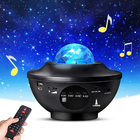 Luminária Abajur Giratória Projetor Estrelas Galáxia 360° Mus