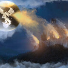 Luminária Abajur Globo Dragão Led Usb Enfeite Decorativo Esfe