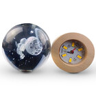 Luminária Abajur Globo Homem Na Lua Led Usb Enfeite Decorativ