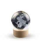 Luminária Abajur Globo São Jorge Led Usb Enfeite Decorativo E