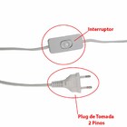Luminaria Abajur Lua Cupula Bola Barbante Base Madeira Decora