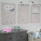 Luminária Abajur Madeira Avião Teco Teco Infantil E27 Rosa Cl