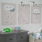 Luminária Abajur Madeira Avião Teco Teco Infantil E27 Verde C