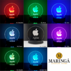 Luminária Abajur Mesa Led Iluminação Rgb Fonte Bivolt Símbolo