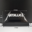 Luminária Abajur Mesa Led Rgb Com Fonte Bivolt Banda Rock Met