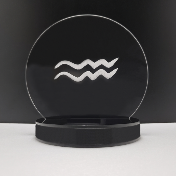 Luminária Abajur Mesa Led Rgb Fonte Bivolt Decoração Horoscop