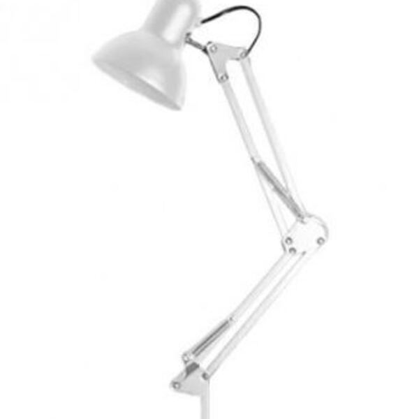 Luminária Abajur Opus Articulável 1xe27 Branca Hm37059