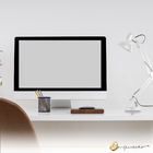 Luminária Abajur Opus Articulável 1xe27 Branca Hm37059