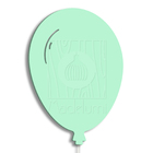 Luminária Abajur Parede Arandela Madeira Balão G9 30cm Bebê V