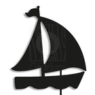 Luminária Abajur Parede Barco Madeira G9 30cm Decoração Bebê