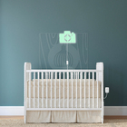 Luminária Abajur Parede Câmera Madeira G9 30cm Decoração Verd