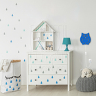 Luminária Abajur Parede Coruja Madeira G9 30cm Decoração Azul