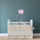 Luminária Abajur Parede Elefante Madeira G9 30cm Decoração Ro