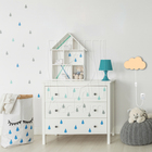 Luminária Abajur Parede Nuvem B Madeira G9 30cm Decoração Pes