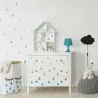 Luminária Abajur Parede Nuvem Madeira G9 30cm Decoração Bebê