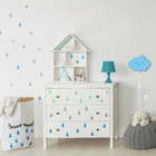 Luminária Abajur Parede Nuvem Madeira G9 30cm Decoração Bebê