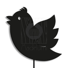 Luminária Abajur Parede Passarinho Madeira G9 30cm Decoração