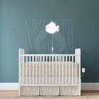 Luminária Abajur Parede Peixe Madeira G9 30cm Decoração Bebê