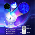 Luminária Abajur Projetor Galáxia Estrela Luz Led Lorben