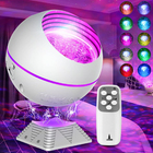 Luminária Abajur Projetor Galáxia Estrela Luz Led Lorben