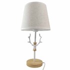 Luminaria Abajur Rustica Veado Enfeite Decorativo Sala Quarto