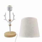Luminaria Abajur Rustica Veado Enfeite Decorativo Sala Quarto