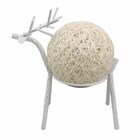 Luminaria Abajur Rustica Veado Rena Cervo Enfeite Decoraçao I