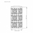 Luminária Abajur Taschibra Flora E27 Bivolt Preto