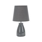 Luminária Abajur Taschibra Pottery 37cm E27 Bivolt Cinza