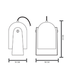 Luminária Abajur Taschibra Studio E27 Bivolt Preto