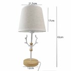 Luminaria Abajur Veado Rustica Enfeite Decoraçao Sala Quarto