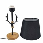 Luminaria Abajur Veado Rustico Enfeite Mesa Quarto Sala Casa