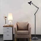 Luminaria Abjaur Articulada Coluna Chao Metal Lustre