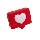 Luminária Amei - Vermelho