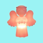 Luminária Anjinho Da Guarda - Rosa