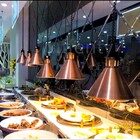 Luminária Aquecedora Buffet Retrátil Multifuncional