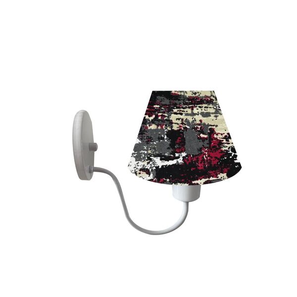 Luminária Arandela De Parede Branca Cúpula Cônica Cores Estam