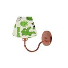 Luminária Arandela De Parede Cobre Cúpula Cônica Cores Estamp