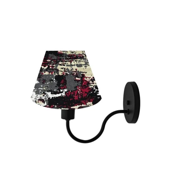 Luminária Arandela De Parede Cúpula Cônica Cores Estampadas -